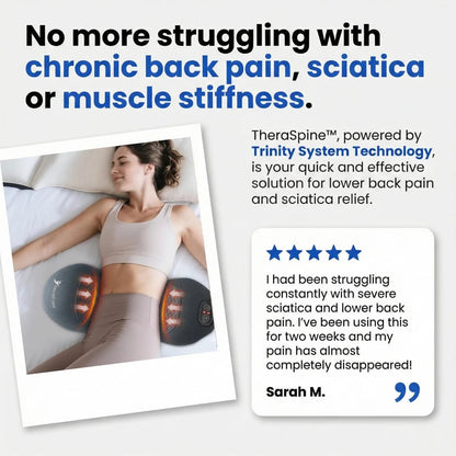TheraSpine™ Triple Fusion Massager for Back Pain Relief