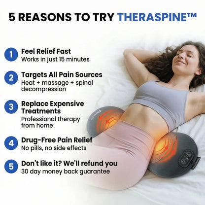 TheraSpine™ Triple Fusion Massager for Back Pain Relief